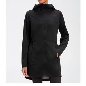 The North Face Women's XXL Allproof Stretch Parka Black Relaxed Fit Lightweight